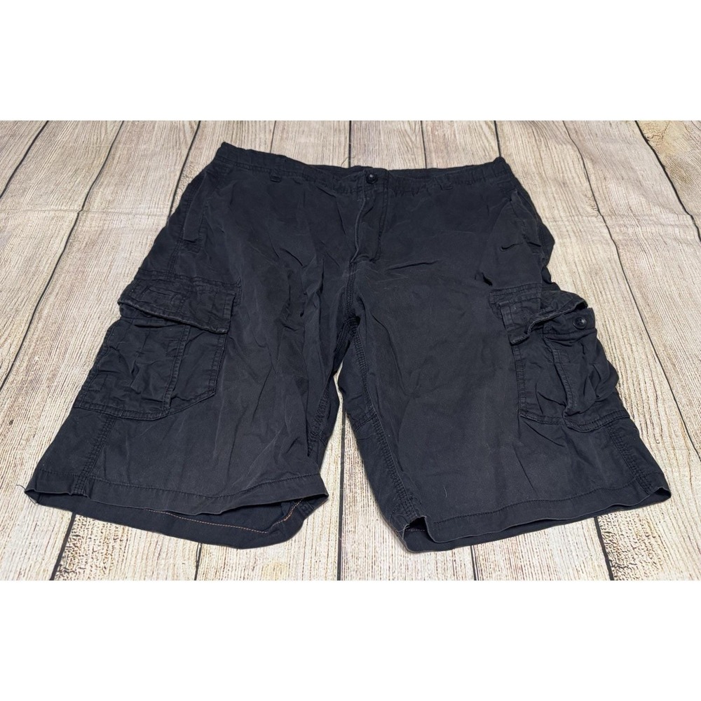 Vintage Nike Orange Tag Mens Cargo Shorts Black Size XL GTub31